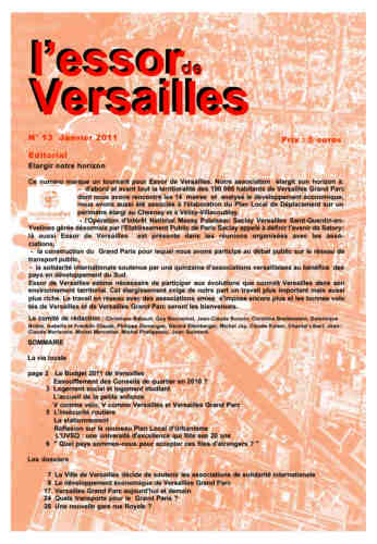 Num�ro 13 du journal Essor de Versailles